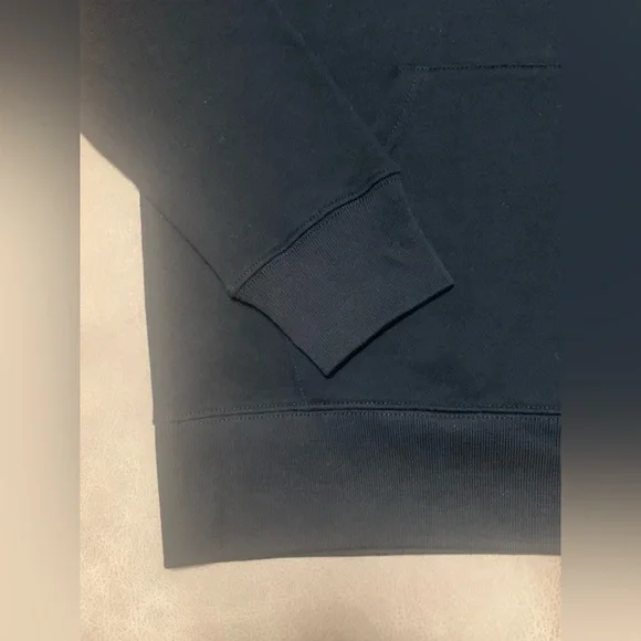 Aeropostale Mens Black Script Embroidered LS Pullover Hoodie NEW Size Small - Picture 4 of 6